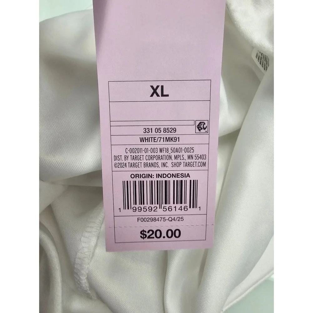 Wild Fable Womens Mini Skirt White Linen Blend Casual Size XL